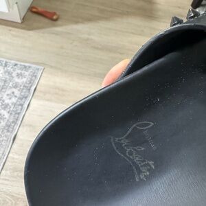 Christian Louboutin, Black Studded Slides